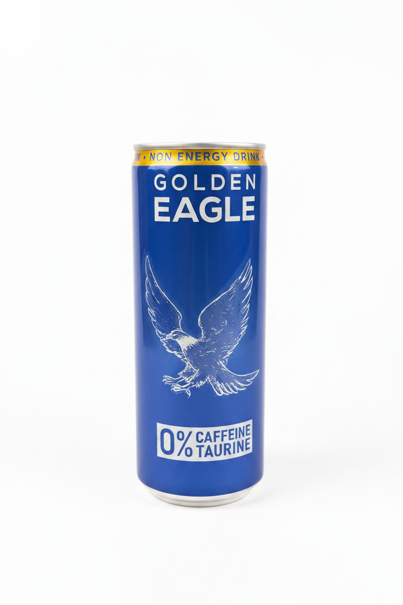 Golden Eagle Non Energy Drink - Sfondo Bianco