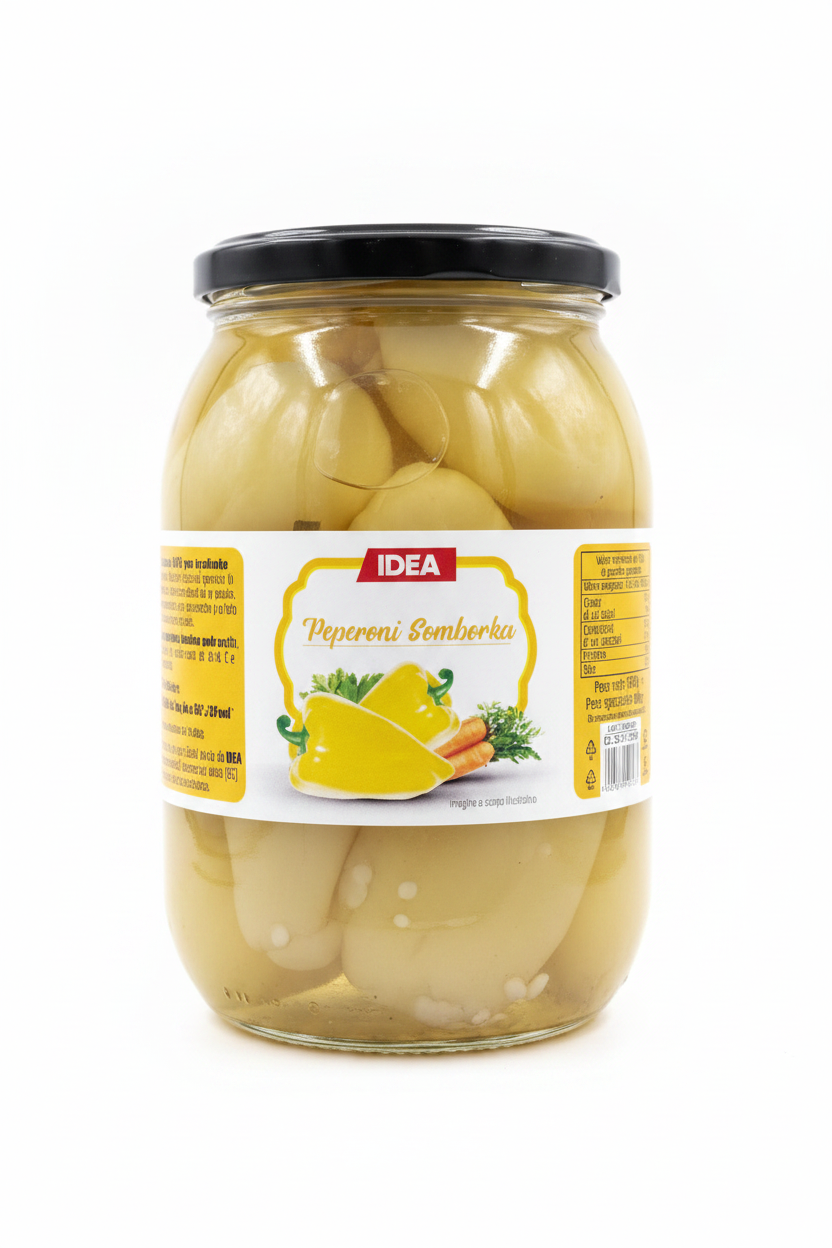 Idea Peperoni Somborka - Sfondo Bianco