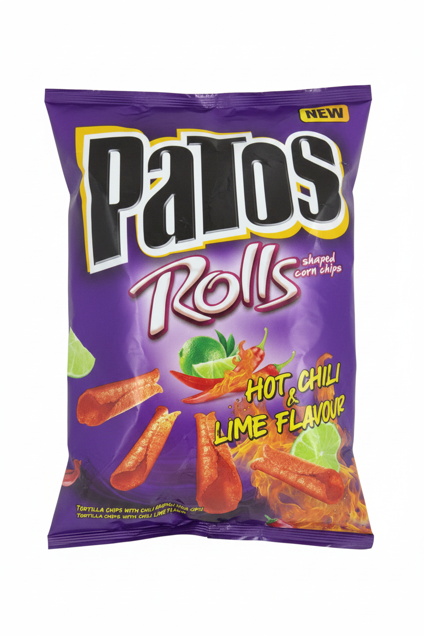 PaTos Rolls Hot Chili & Lime - Sfondo Bianco