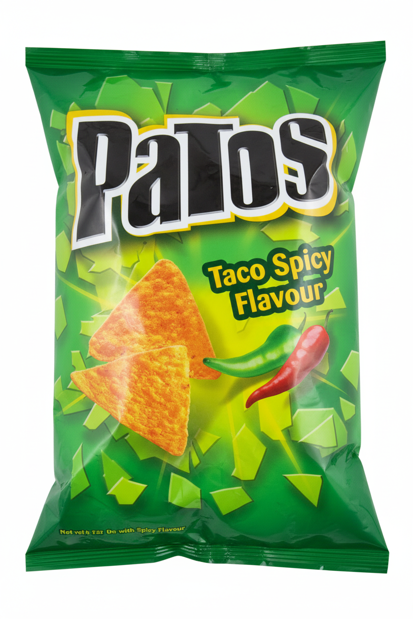 PaTos Taco Spicy Flavour - Sfondo Bianco