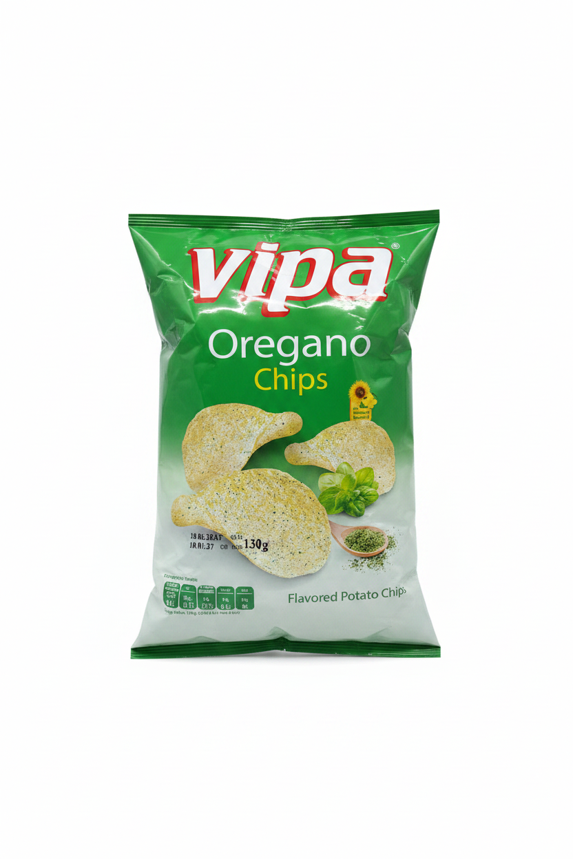 Vipa Oregano Chips - Sfondo Bianco
