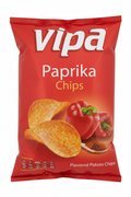 Vipa Paprika Chips - Sfondo Bianco